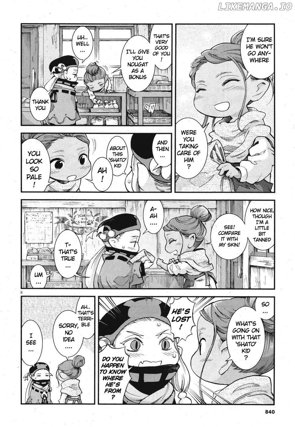 Hakumei to Mikochi chapter 66 - page 8