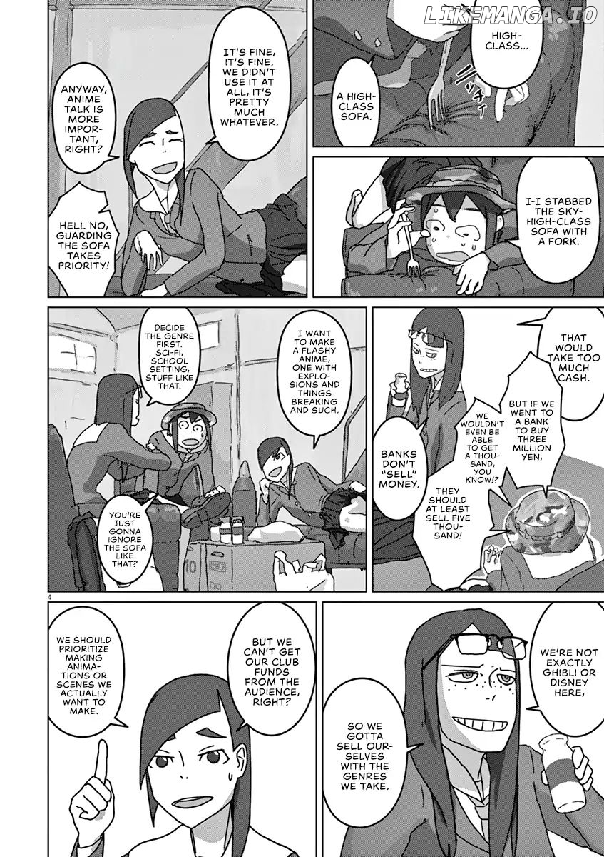 Eizouken ni wa Te wo Dasu na! chapter 3 - page 4