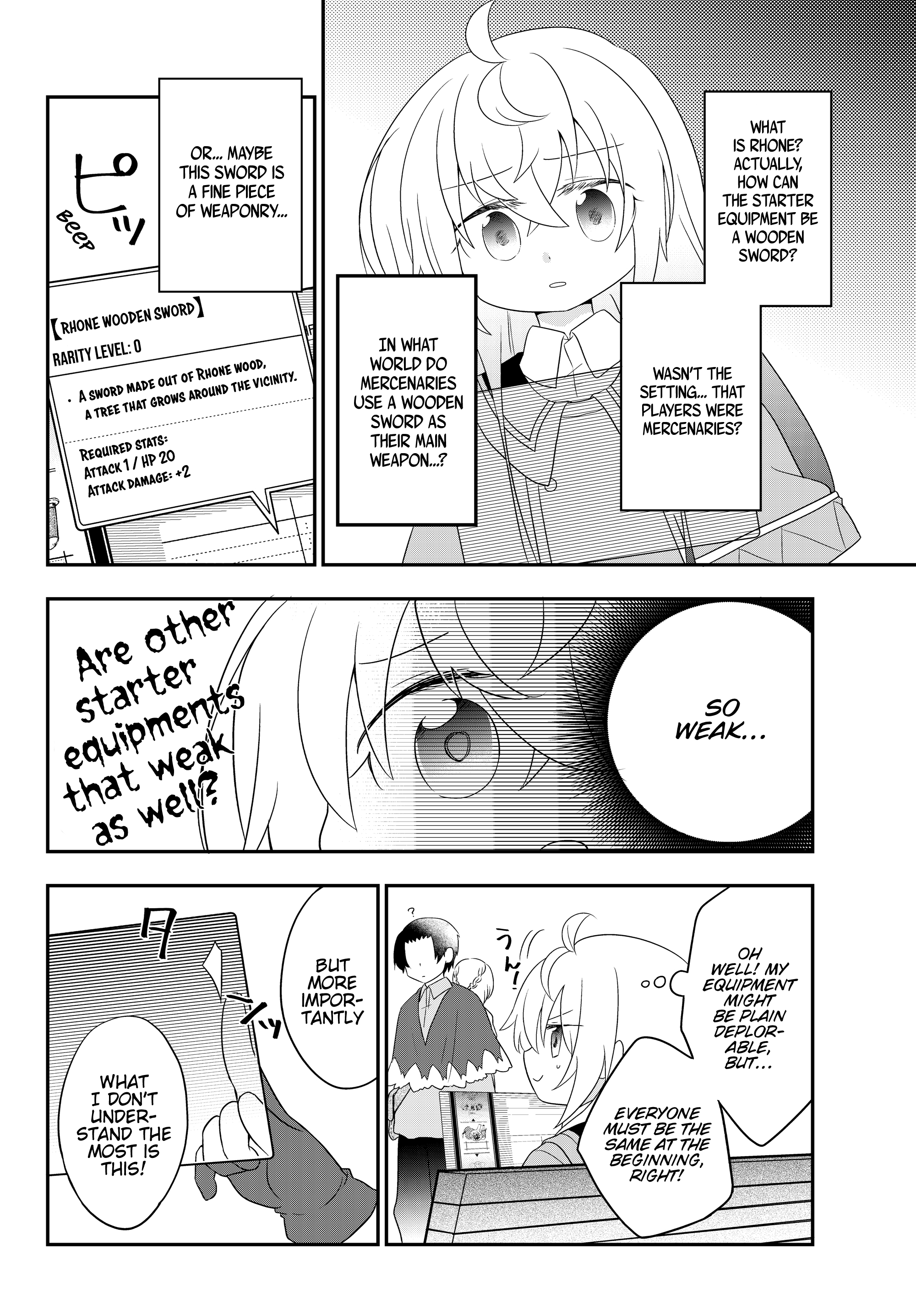 Bishoujo Ni Natta Kedo, Netoge Haijin Yattemasu chapter 3.1 - page 9