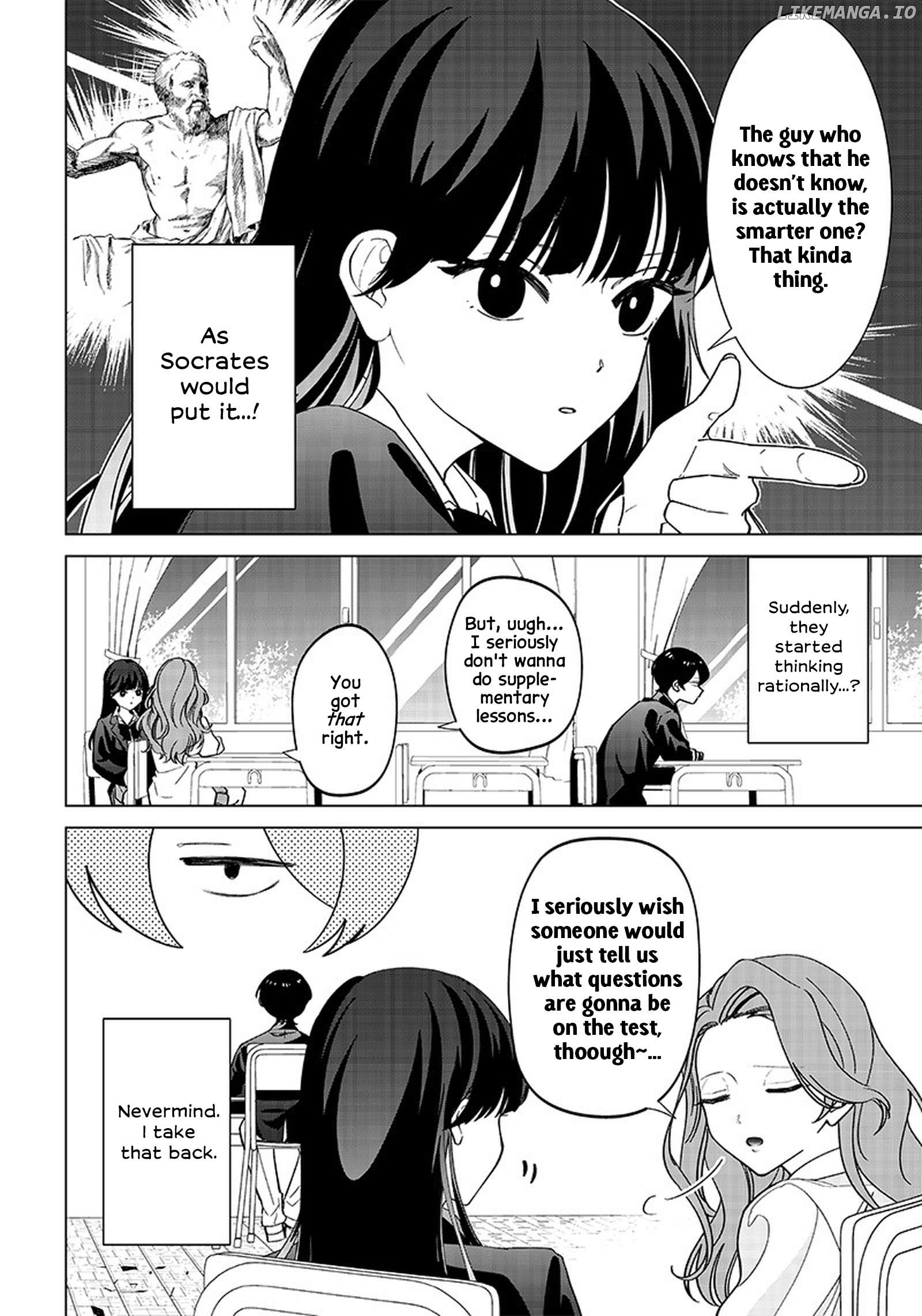 The Gals Who is Always Saying Insane Things. -My Daily Life at a Private Paranormal High School- Chapter 1 - page 9