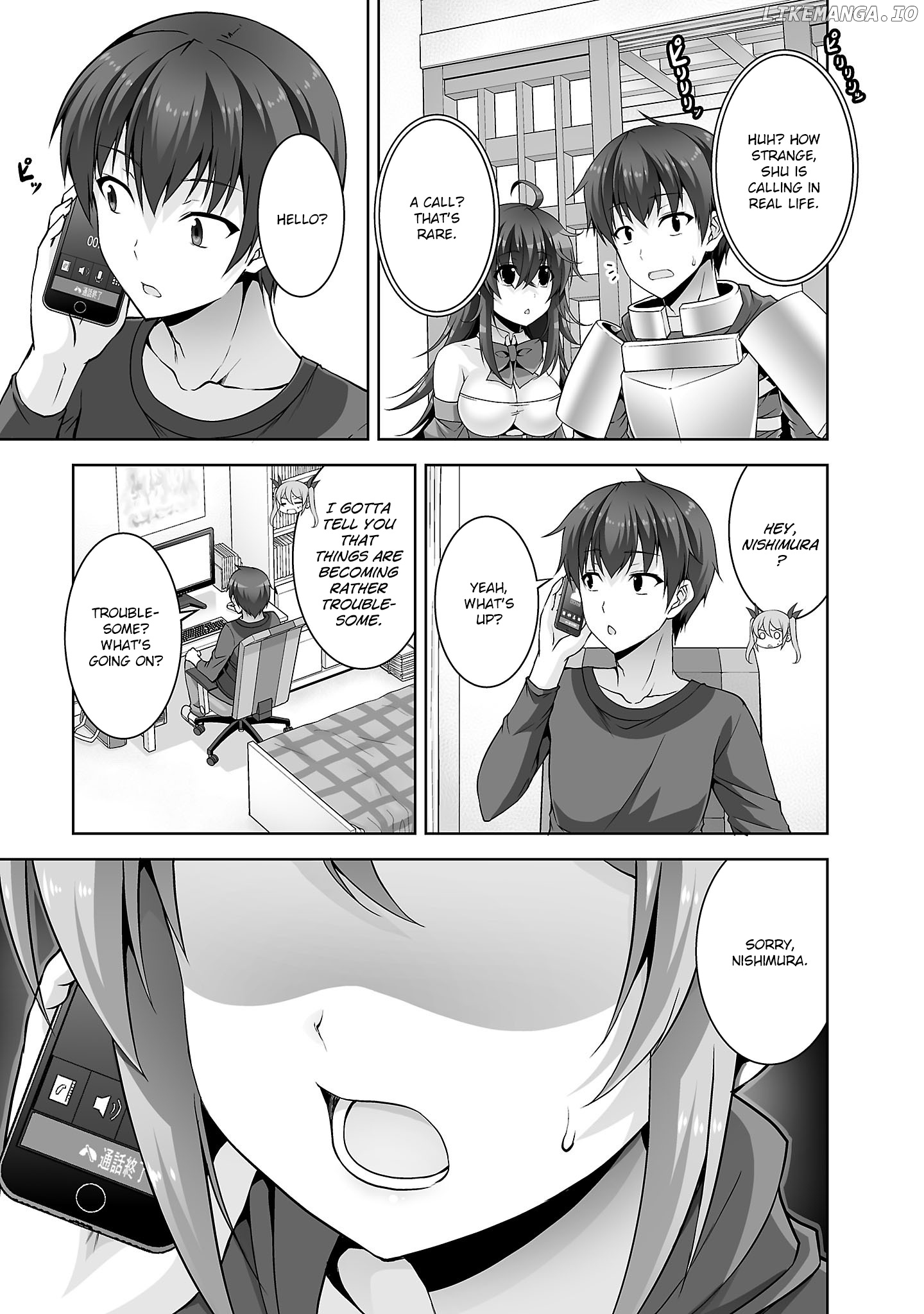 Netoge no Yome wa Onnanoko ja Nai to Omotta? chapter 28 - page 16