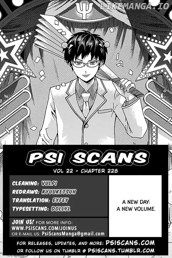 Saiki Kusuo No Sainan chapter 228 - page 3