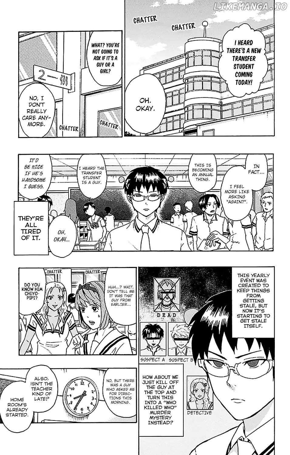 Saiki Kusuo No Sainan chapter 210 - page 4