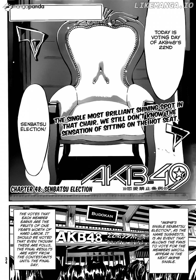 Akb49 – Renai Kinshi Jourei chapter 48 - page 3