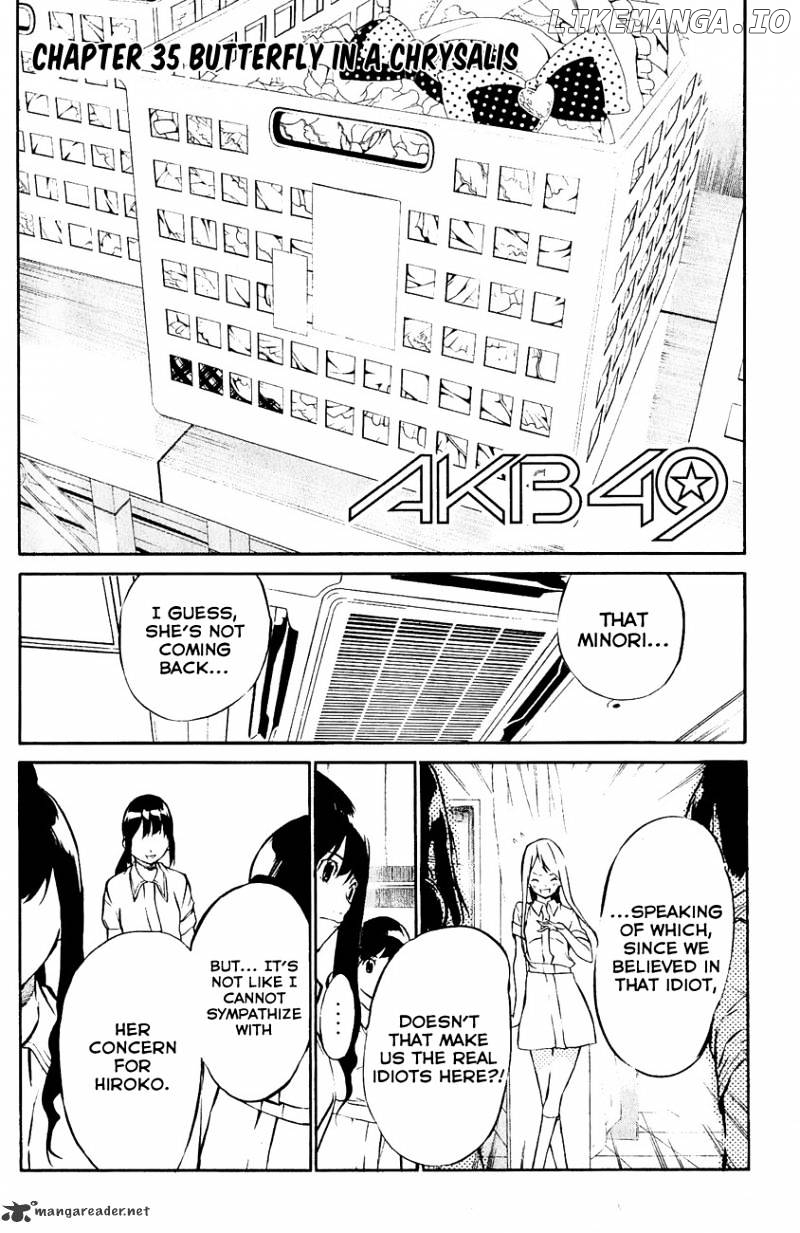 Akb49 – Renai Kinshi Jourei chapter 35 - page 3