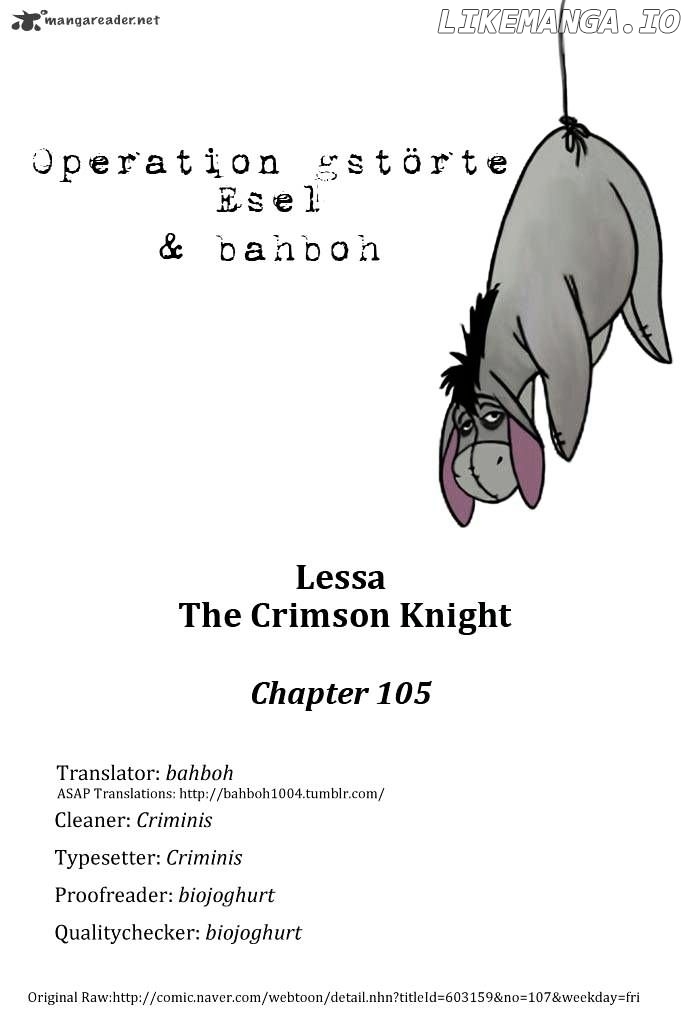 Lessa The Crimson Knight chapter 105 - page 1