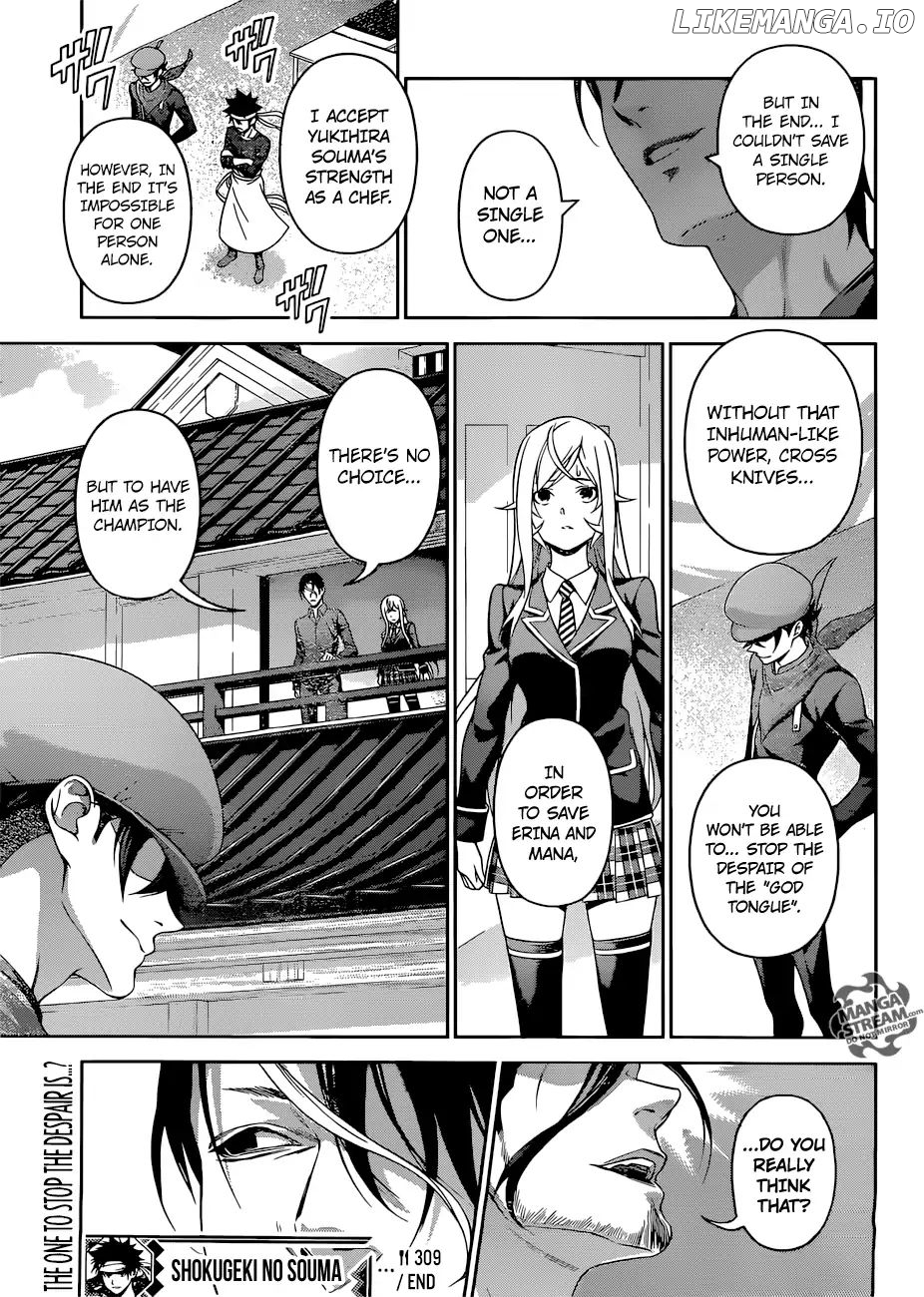 Shokugeki no Soma chapter 309 - page 20