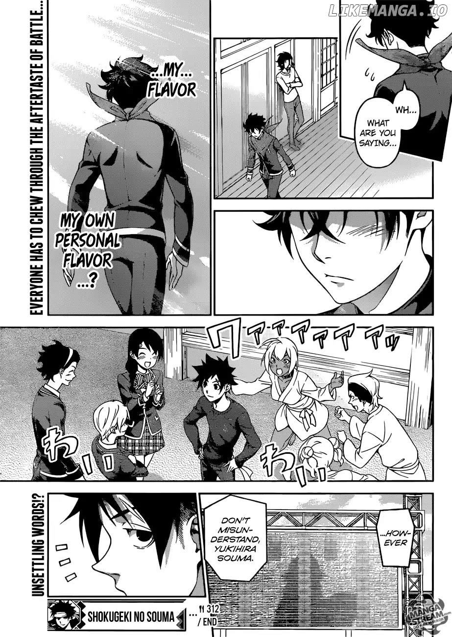 Shokugeki no Soma chapter 312 - page 19