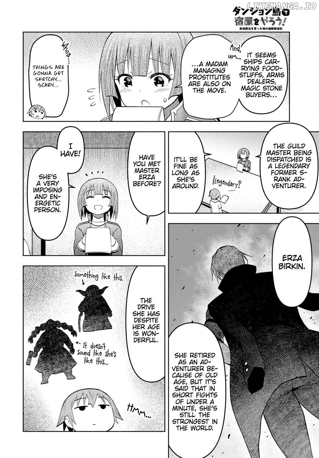 Dungeon Tou de Yadoya wo Yarou! Souzou Mahou wo Moratta Ore no Hosoude Hanjouki Chapter 35 - page 22