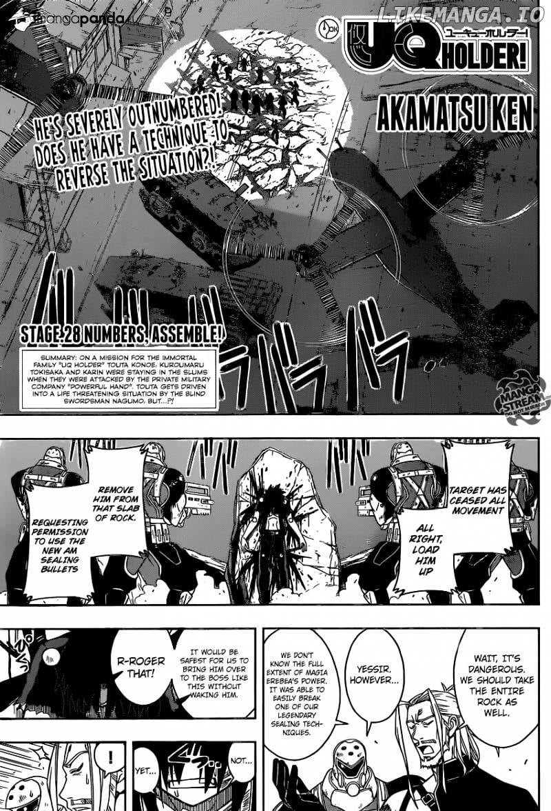 UQ Holder! chapter 28 - page 1