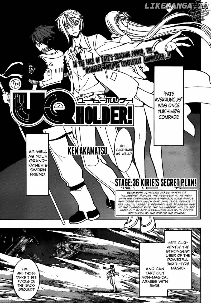 UQ Holder! chapter 36 - page 1