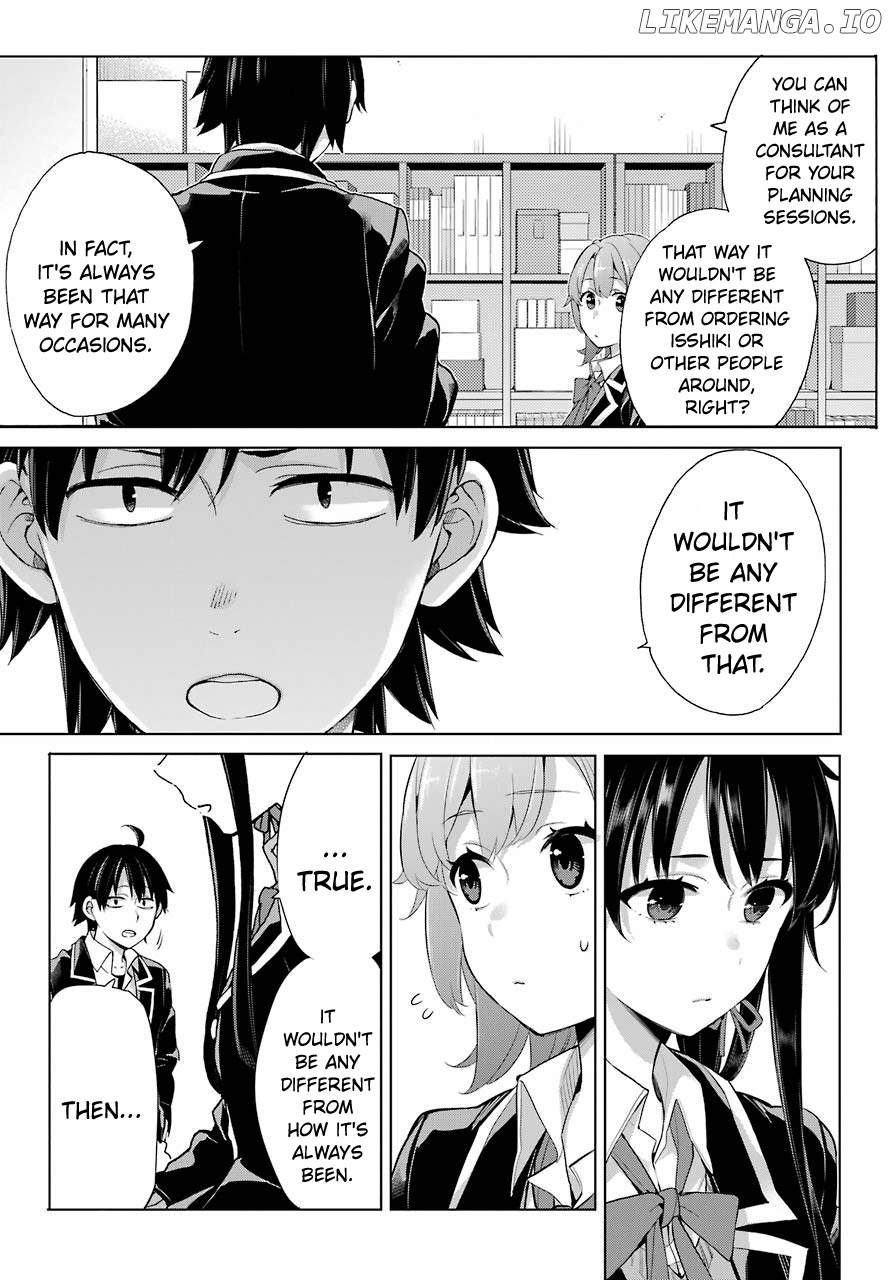 Yahari Ore no Seishun Rabukome wa Machigatte Iru. - Mougenroku chapter 78 - page 13