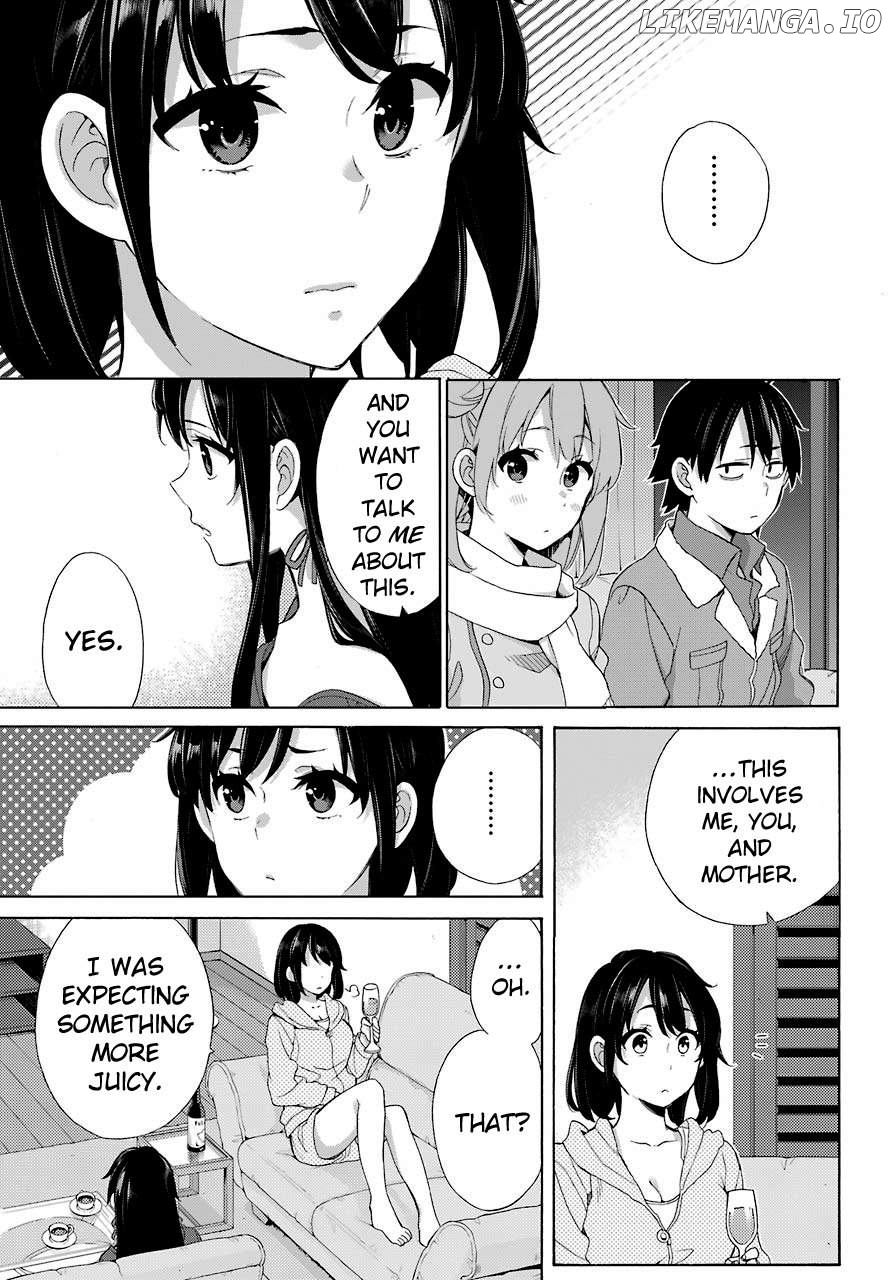 Yahari Ore no Seishun Rabukome wa Machigatte Iru. - Mougenroku chapter 61 - page 14