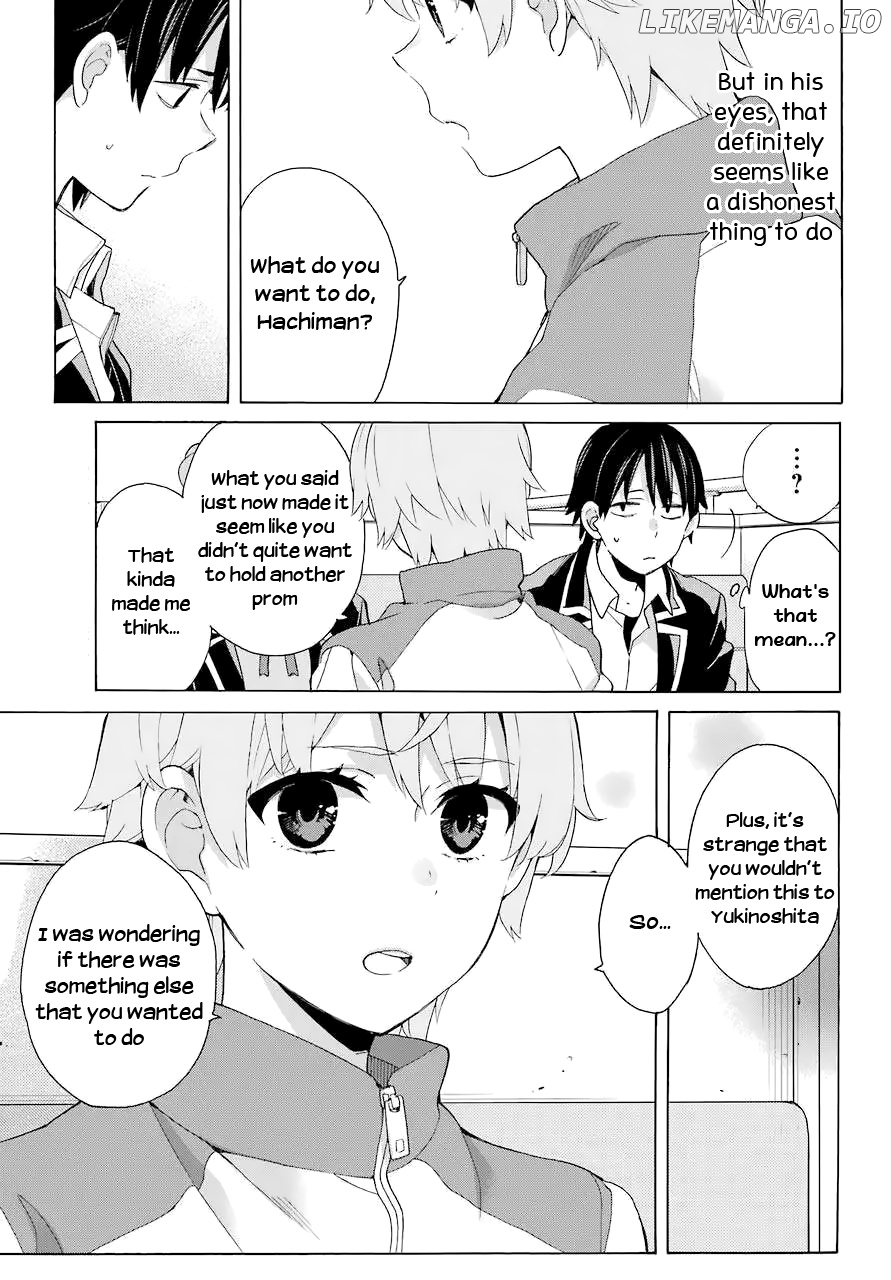 Yahari Ore no Seishun Rabukome wa Machigatte Iru. - Mougenroku chapter 83 - page 9