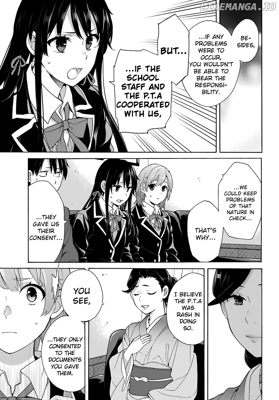 Yahari Ore no Seishun Rabukome wa Machigatte Iru. - Mougenroku chapter 72 - page 13