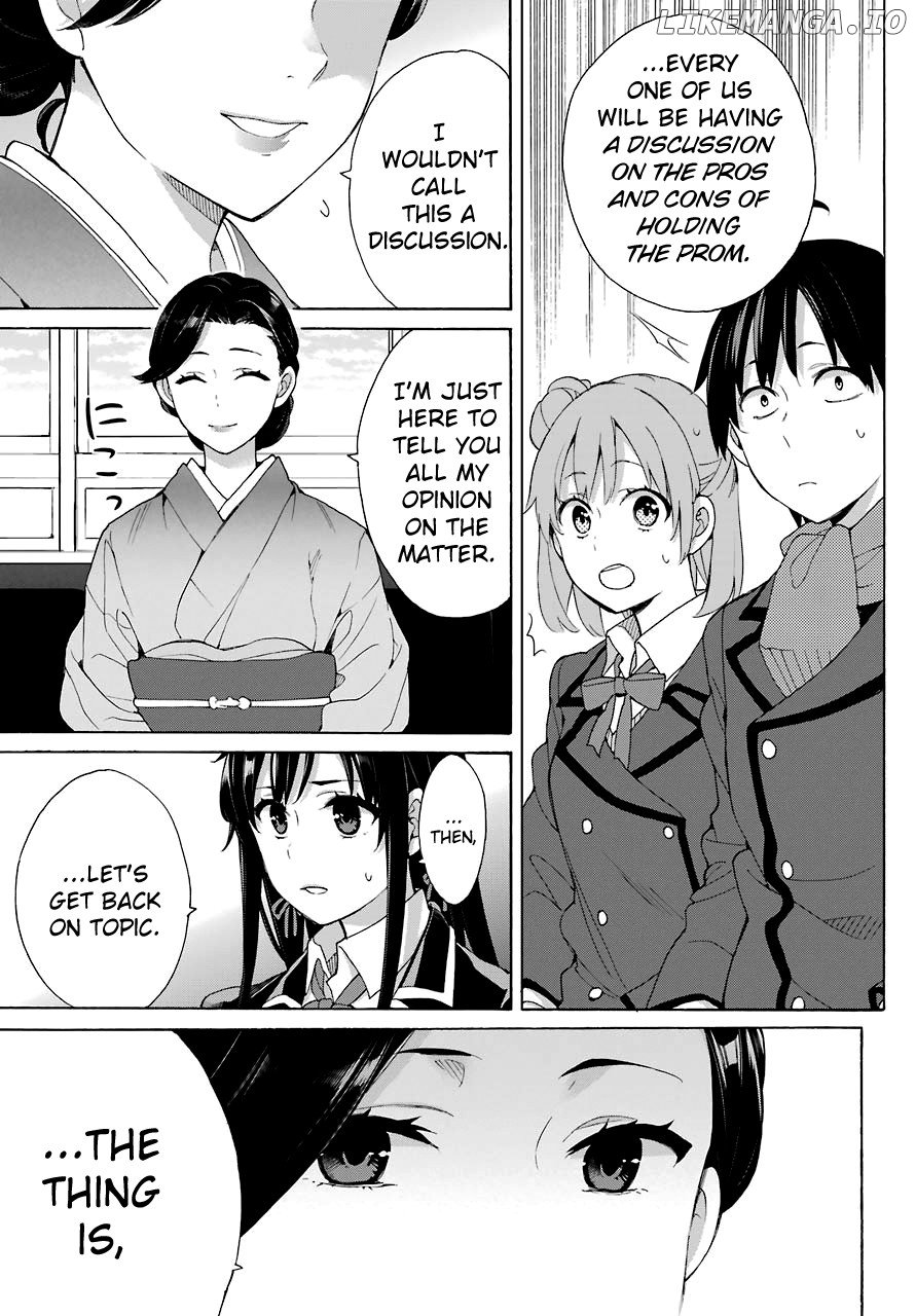 Yahari Ore no Seishun Rabukome wa Machigatte Iru. - Mougenroku chapter 72 - page 9