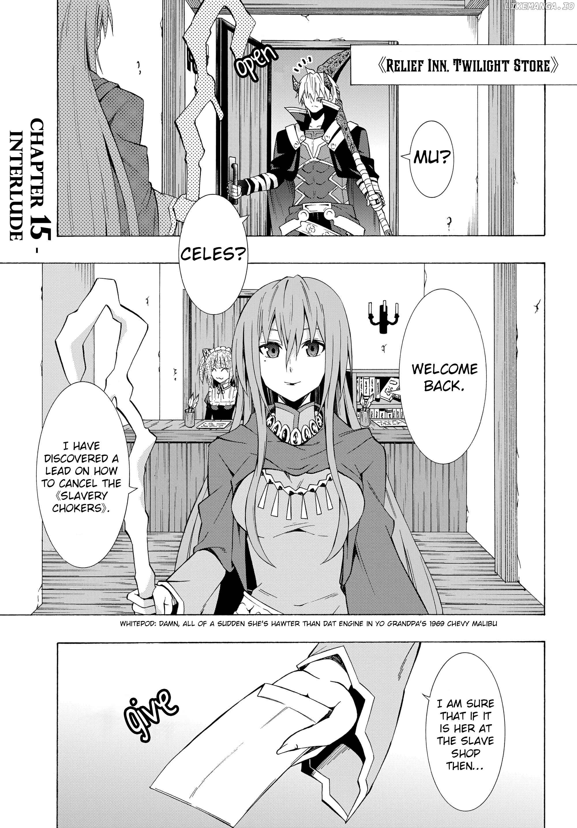 Isekai Maou To Shoukan Shoujo No Dorei Majutsu chapter 15.1 - page 1