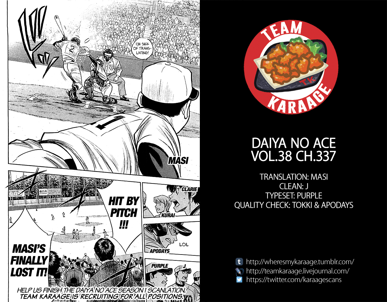 Daiya no A Chapter 337 - page 19