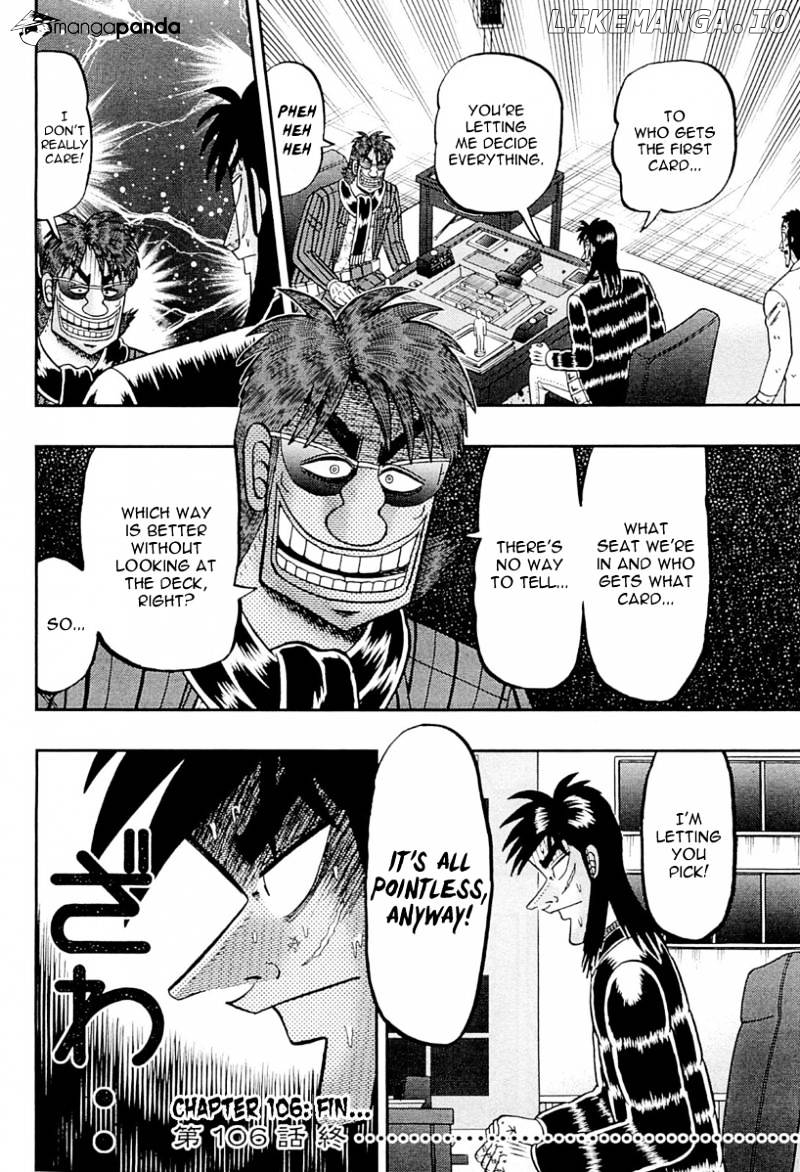 Tobaku Datenroku Kaiji: Kazuyahen chapter 106 - page 21