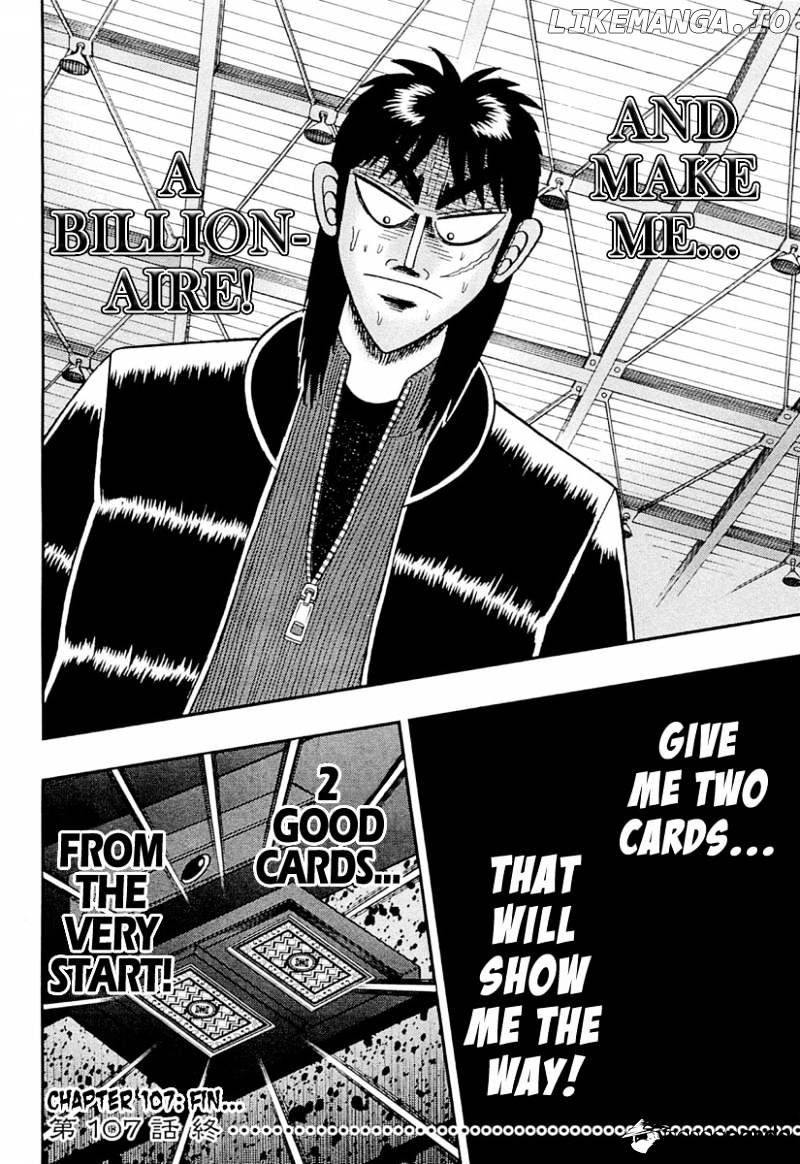 Tobaku Datenroku Kaiji: Kazuyahen chapter 107 - page 20