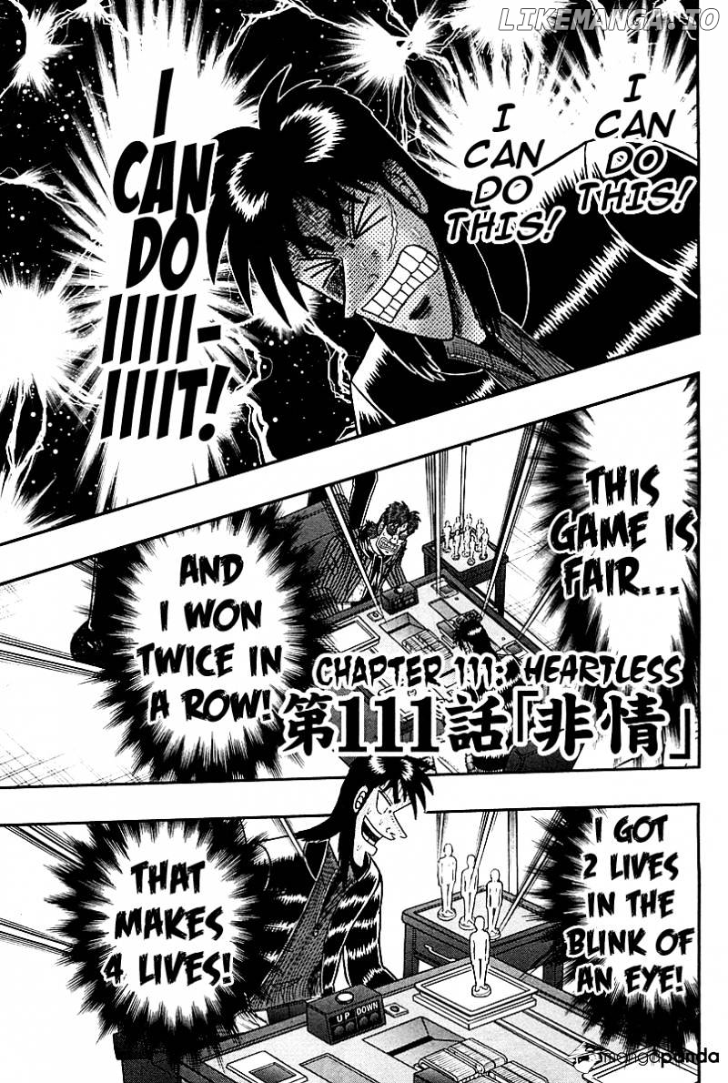 Tobaku Datenroku Kaiji: Kazuyahen chapter 111 - page 6