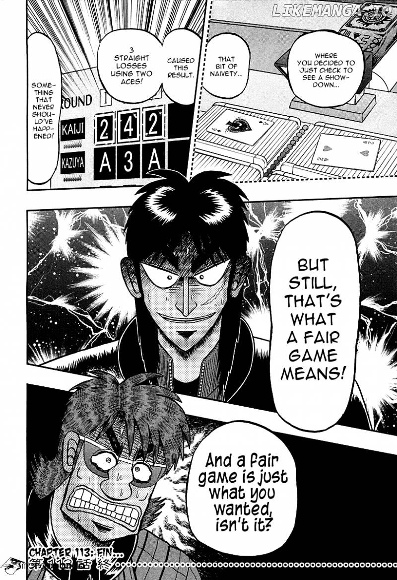 Tobaku Datenroku Kaiji: Kazuyahen chapter 113 - page 20