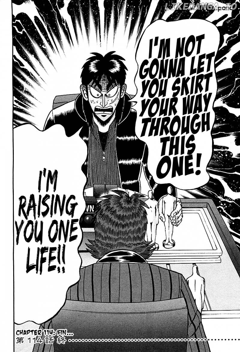 Tobaku Datenroku Kaiji: Kazuyahen chapter 114 - page 21