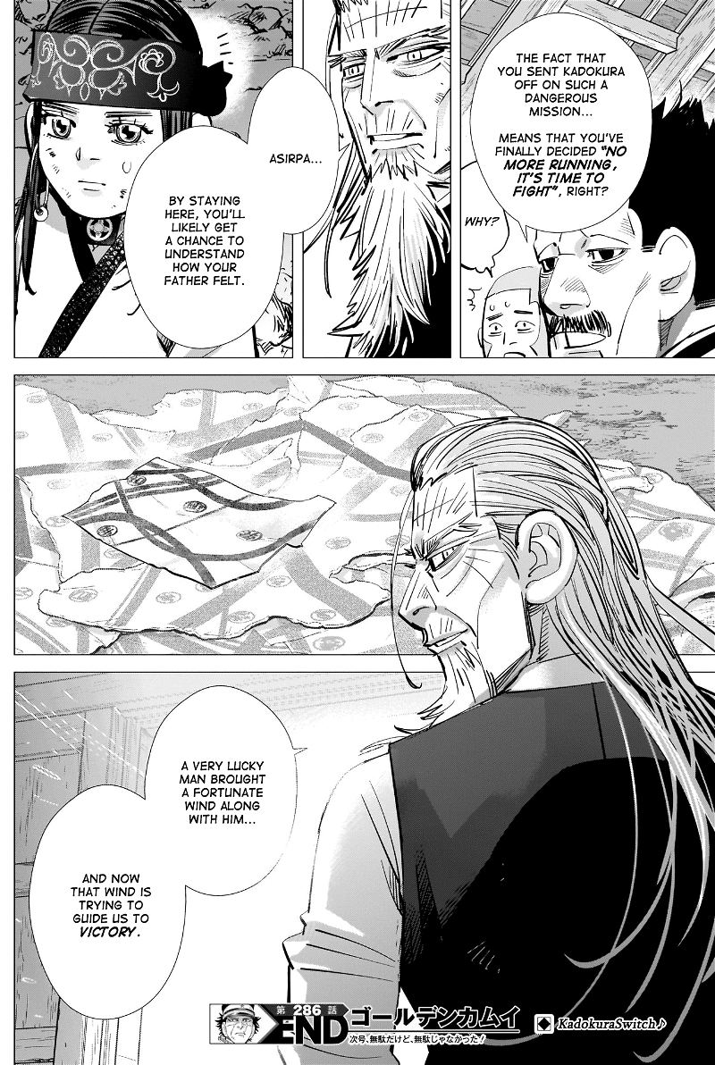 Golden Kamui chapter 286 - page 18