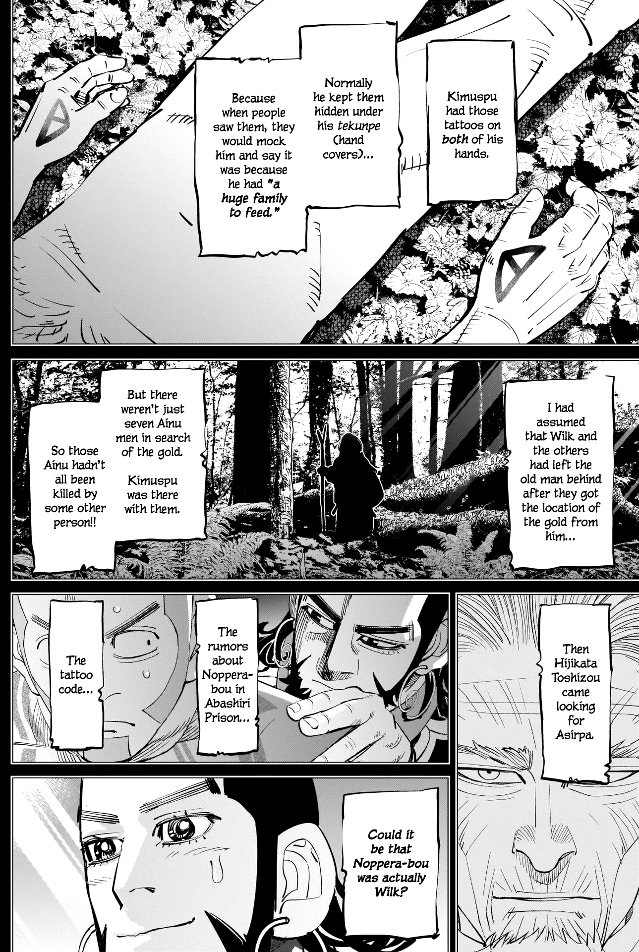 Golden Kamui chapter 269 - page 15