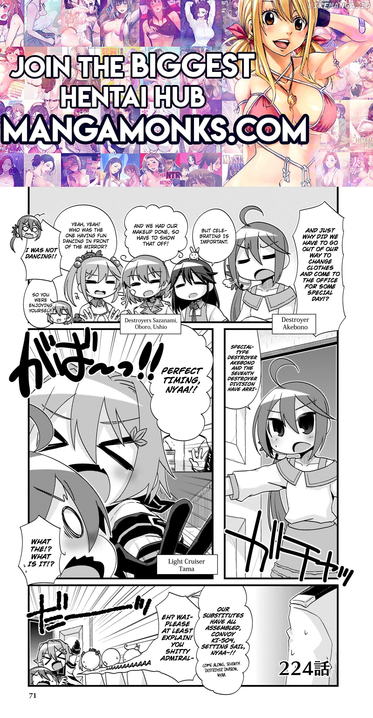 Kantai Collection - Kankore - 4-koma Comic - Fubuki, Ganbarimasu! Chapter 224 - page 1