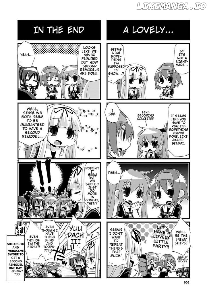 Kantai Collection - Kankore - 4-koma Comic - Fubuki, Ganbarimasu! chapter 17 - page 6