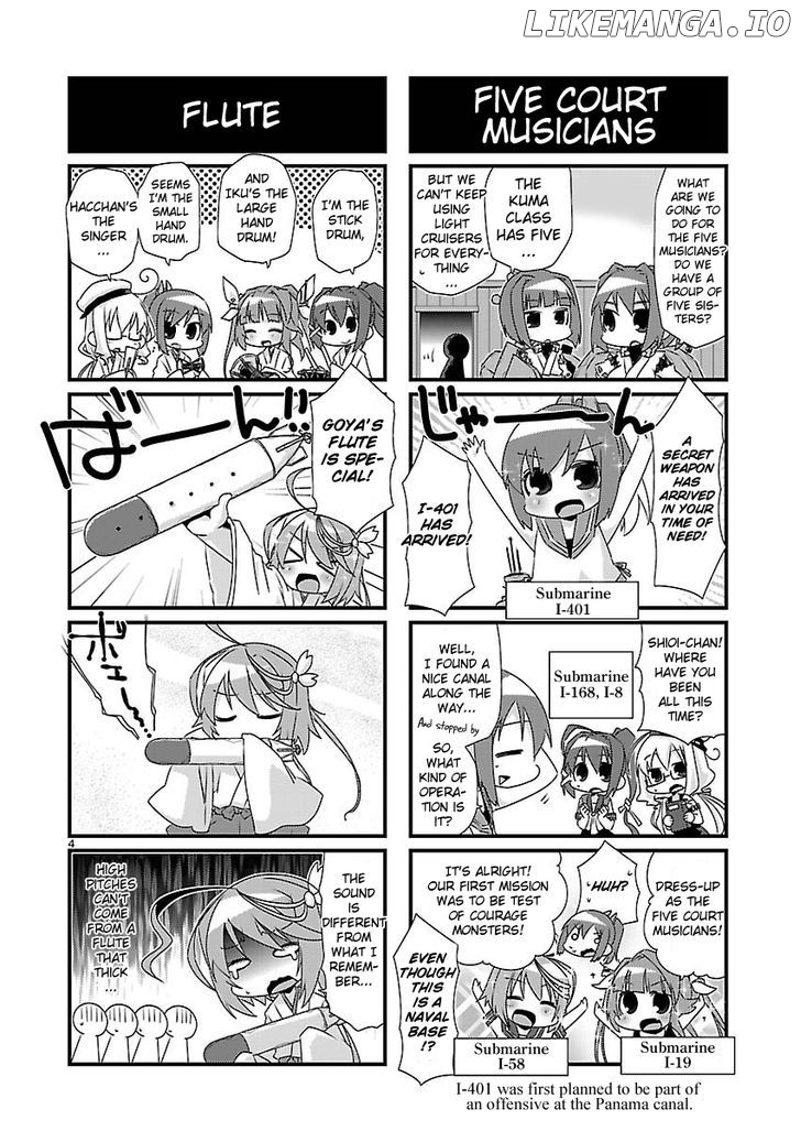 Kantai Collection - Kankore - 4-koma Comic - Fubuki, Ganbarimasu! chapter 32 - page 4