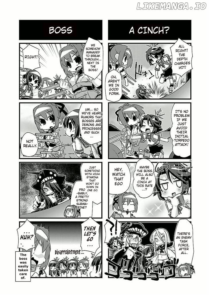 Kantai Collection - Kankore - 4-koma Comic - Fubuki, Ganbarimasu! chapter 43 - page 5