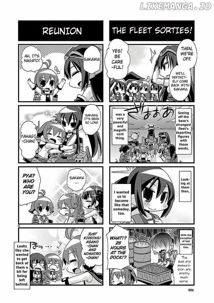 Kantai Collection - Kankore - 4-koma Comic - Fubuki, Ganbarimasu! chapter 43 - page 6