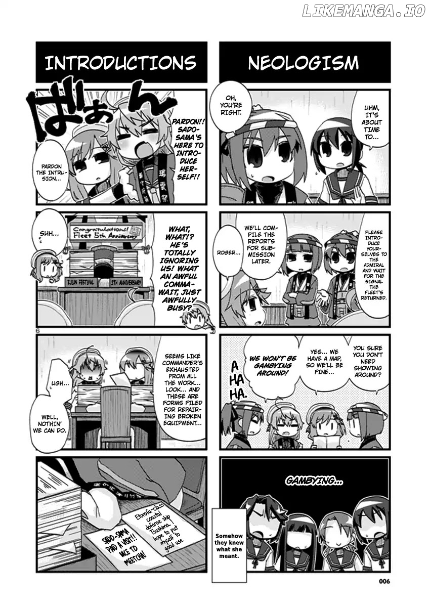 Kantai Collection - Kankore - 4-koma Comic - Fubuki, Ganbarimasu! chapter 202 - page 6