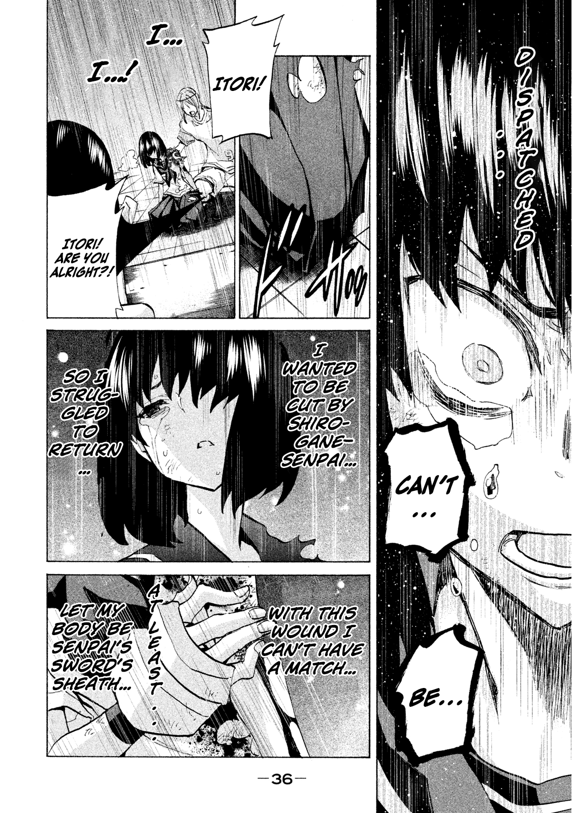 Sentou Hakai Gakuen Dangerosu chapter 32 - page 36