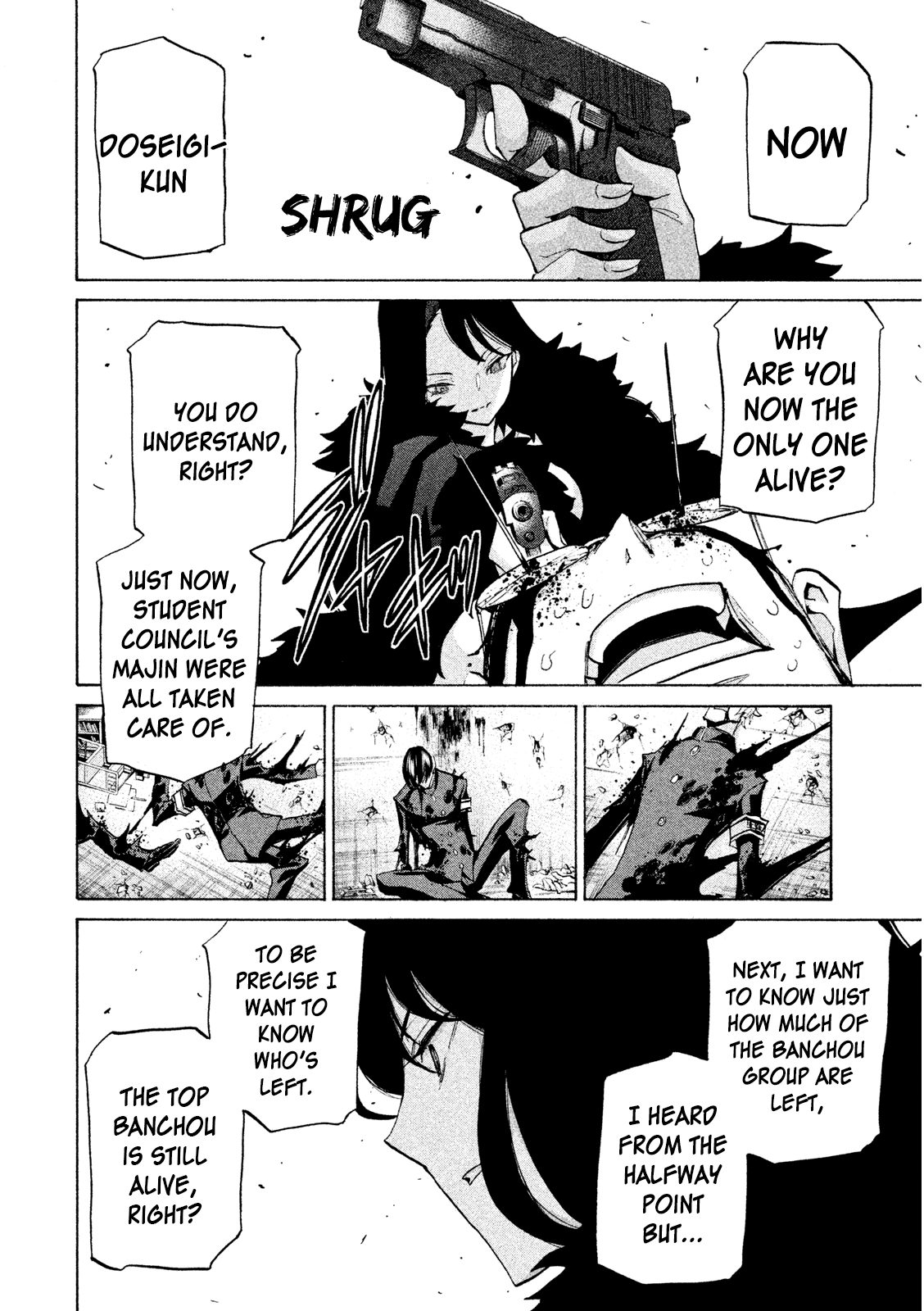 Sentou Hakai Gakuen Dangerosu chapter 34 - page 28