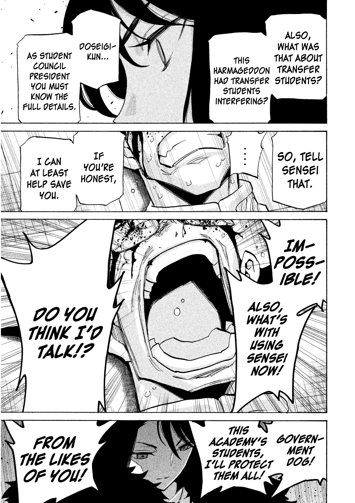 Sentou Hakai Gakuen Dangerosu chapter 34 - page 29