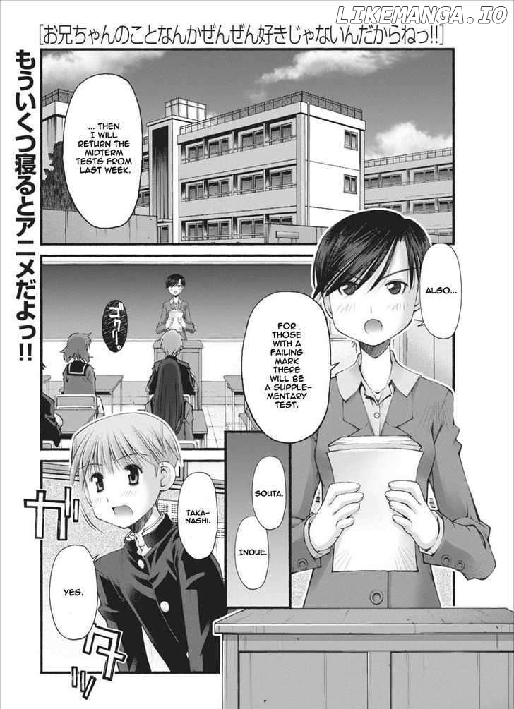 Oniichan No Koto Nanka Zenzen Suki Ja Nai N Da Kara Ne chapter 27 - page 2