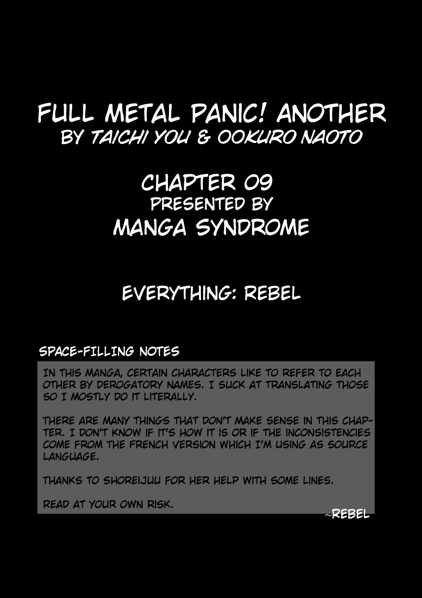 Full Metal Panic! Another chapter 9 - page 1