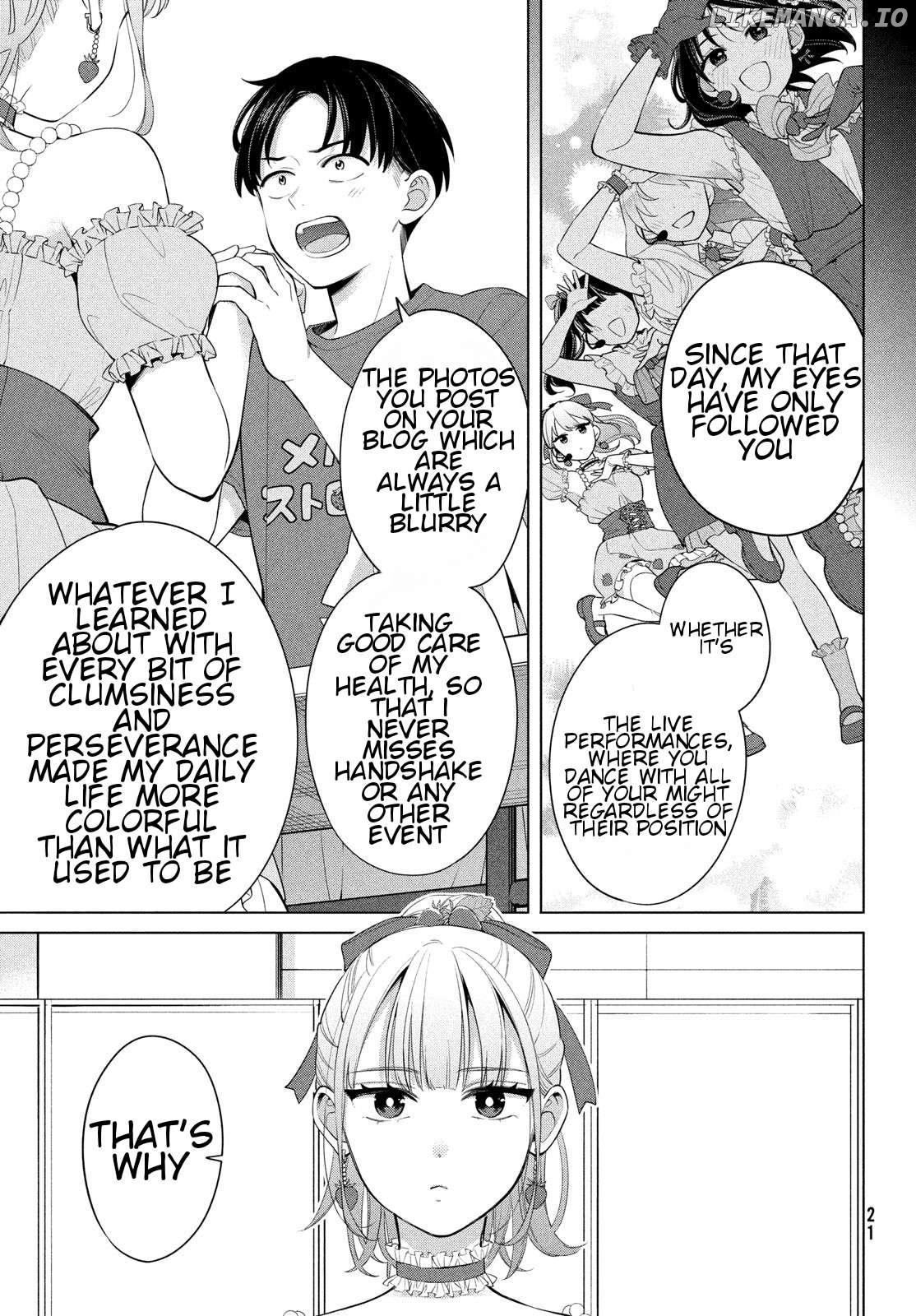 Watashi wo Center ni suru to Chikaimasu ka? Chapter 1 - page 22