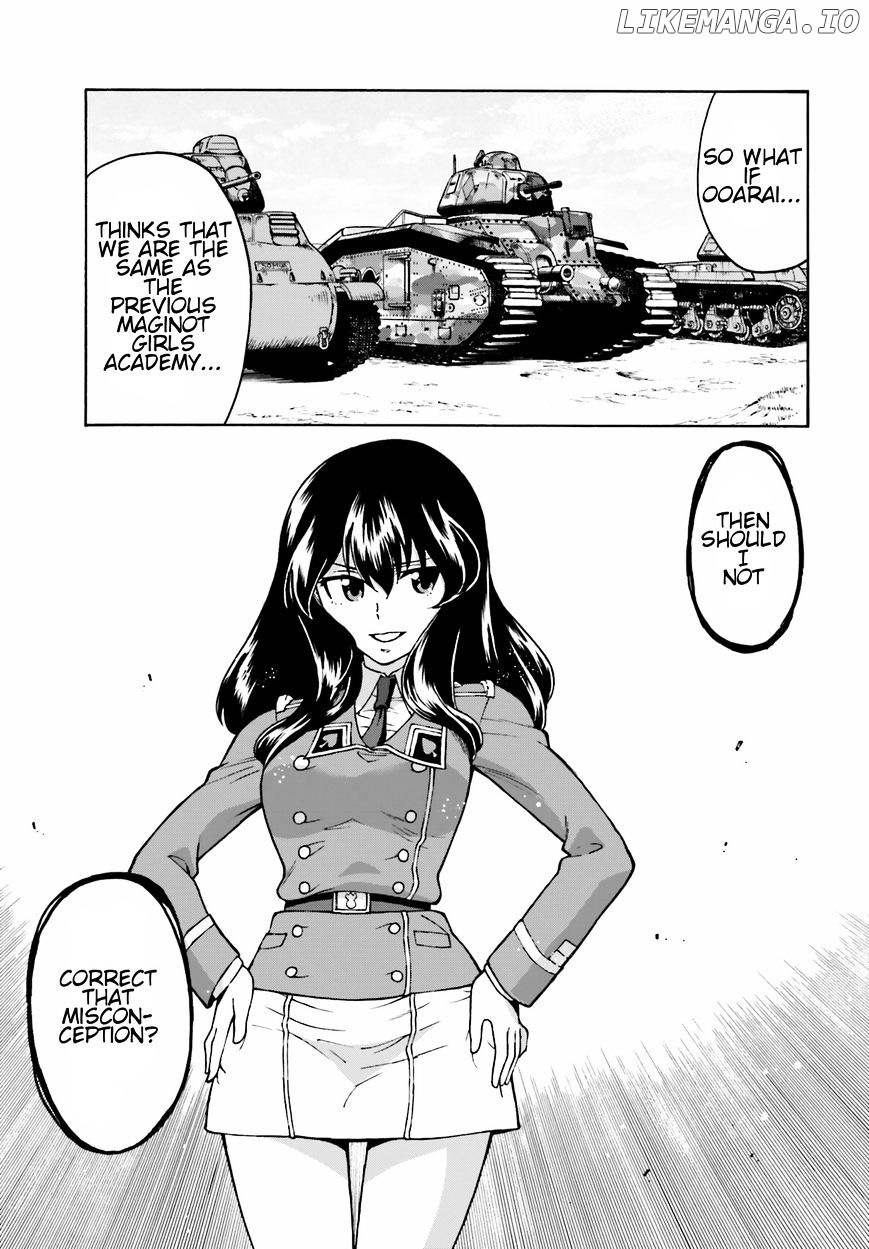 GIRLS und PANZER - Gekitou! Maginot-sen desu!! chapter 5 - page 27