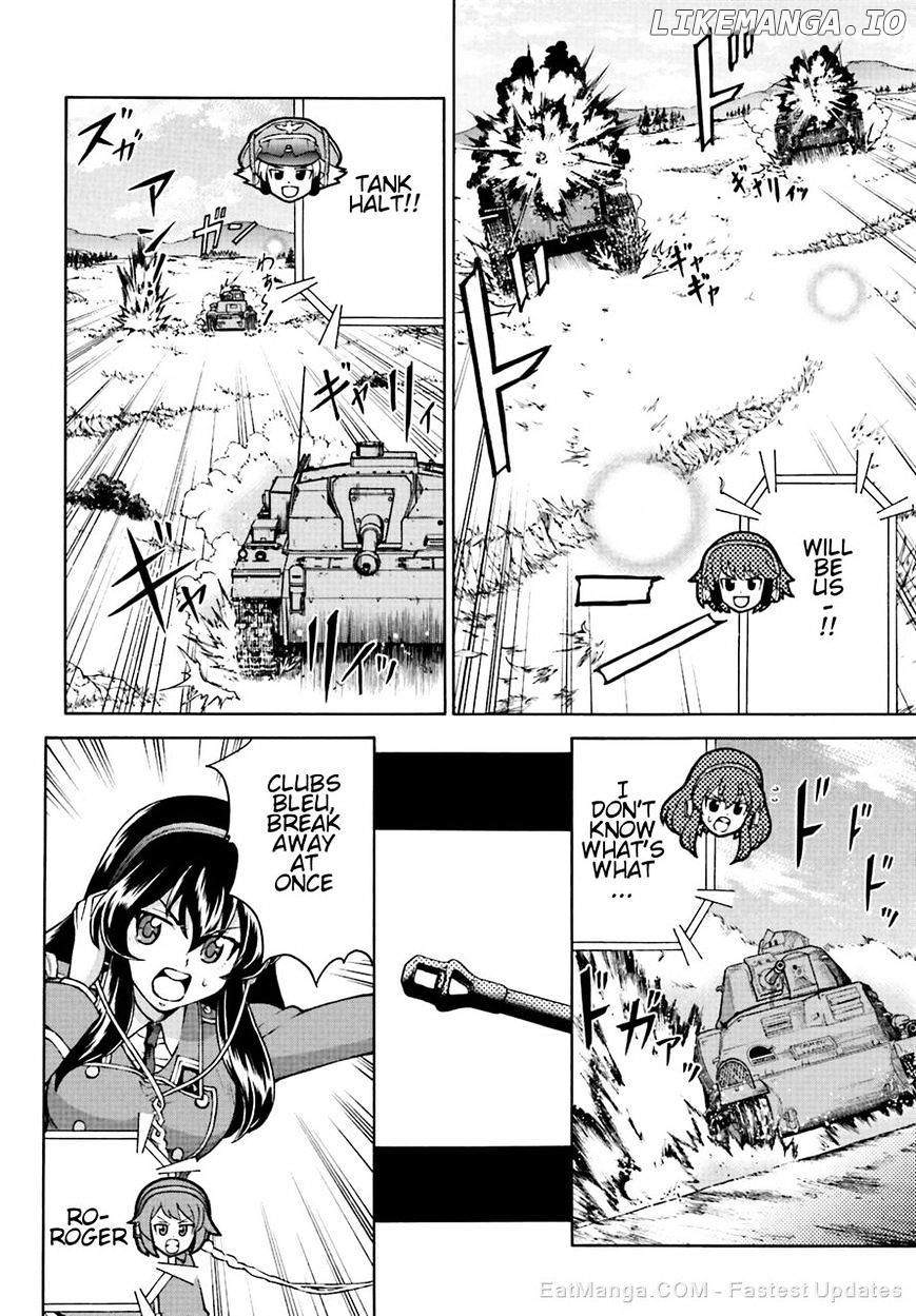 GIRLS und PANZER - Gekitou! Maginot-sen desu!! chapter 7 - page 12