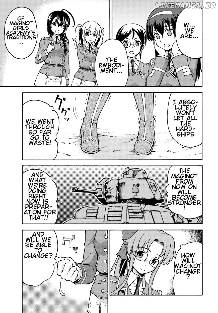 GIRLS und PANZER - Gekitou! Maginot-sen desu!! chapter 8 - page 23