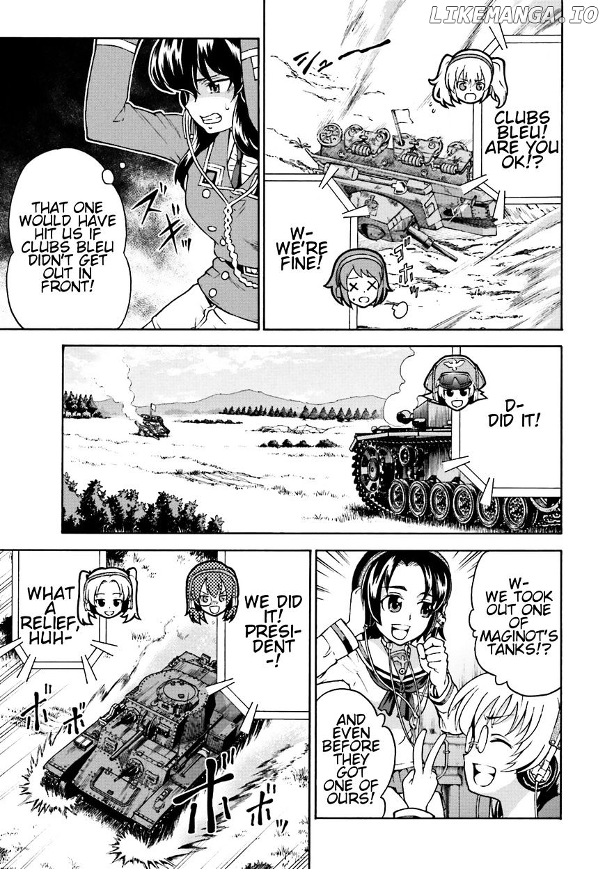 GIRLS und PANZER - Gekitou! Maginot-sen desu!! chapter 8 - page 3