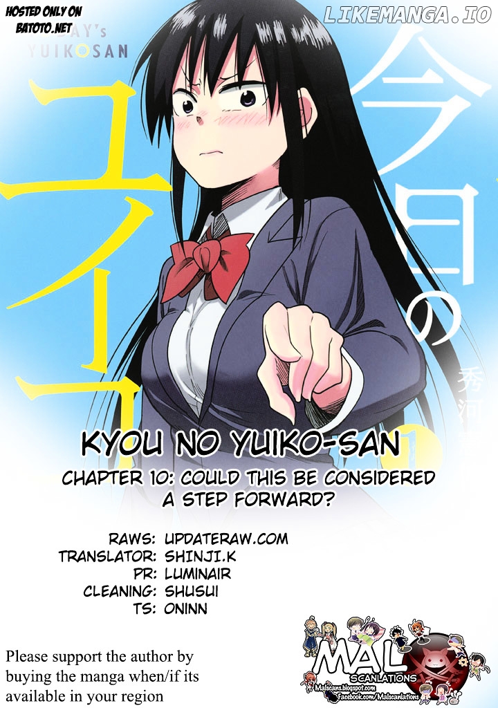 Kyou No Yuiko-San chapter 10 - page 1