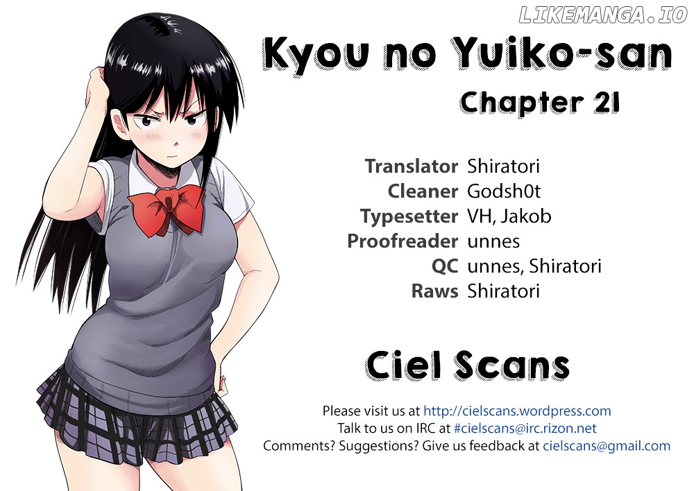 Kyou No Yuiko-San chapter 21 - page 1