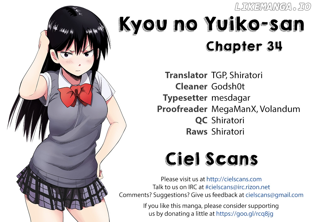 Kyou No Yuiko-San chapter 34 - page 1