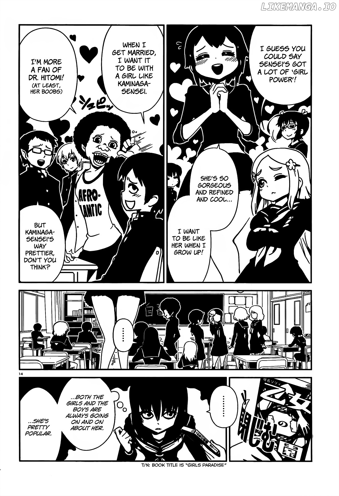 Hitomi-Sensei No Hokenshitsu chapter 9 - page 14
