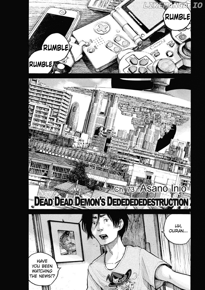 Dead Dead Demon’s Dededededestruction chapter 73 - page 1